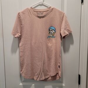 Get Out Tshirt with Skull Graphic Summer Fun Casual